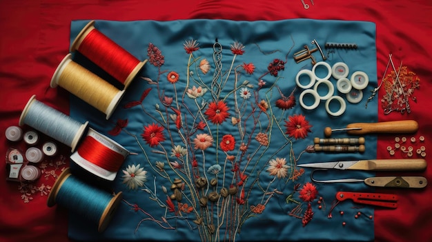 haftowane materace i nici